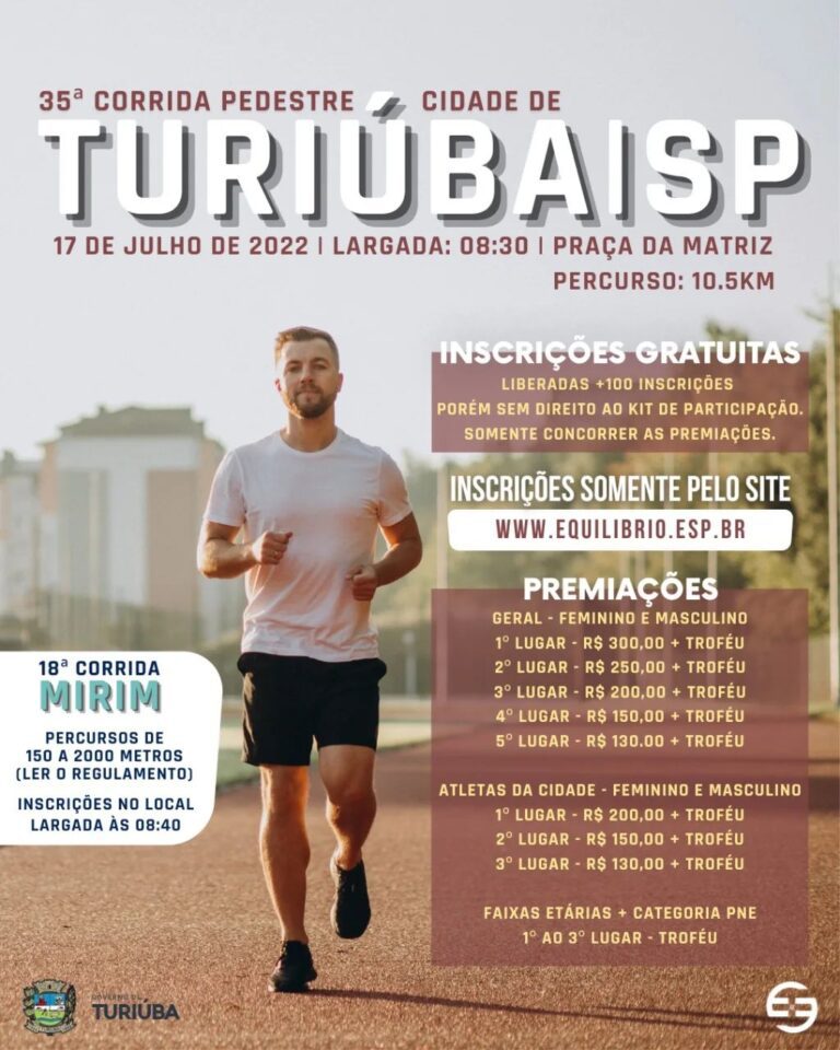 35ª CORRIDA PEDESTRE DE TURIUBA-SP