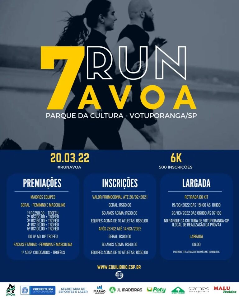 7ª RUN AVOA – VOTUPORANGA-SP