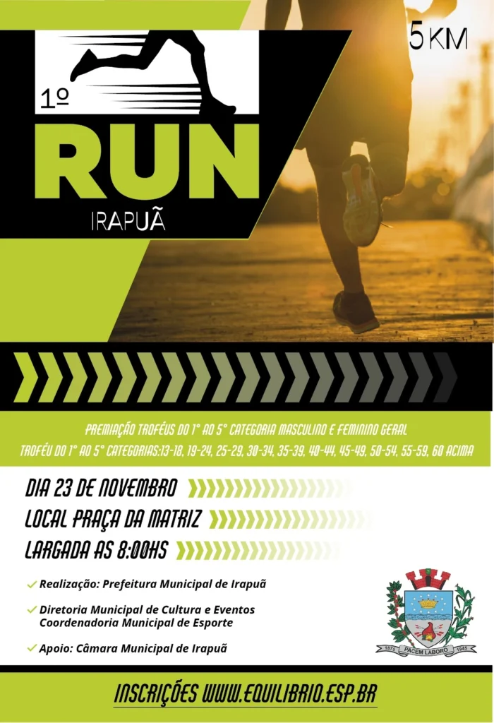 1ª RUN IRAPOÃ-SP – 5 KM