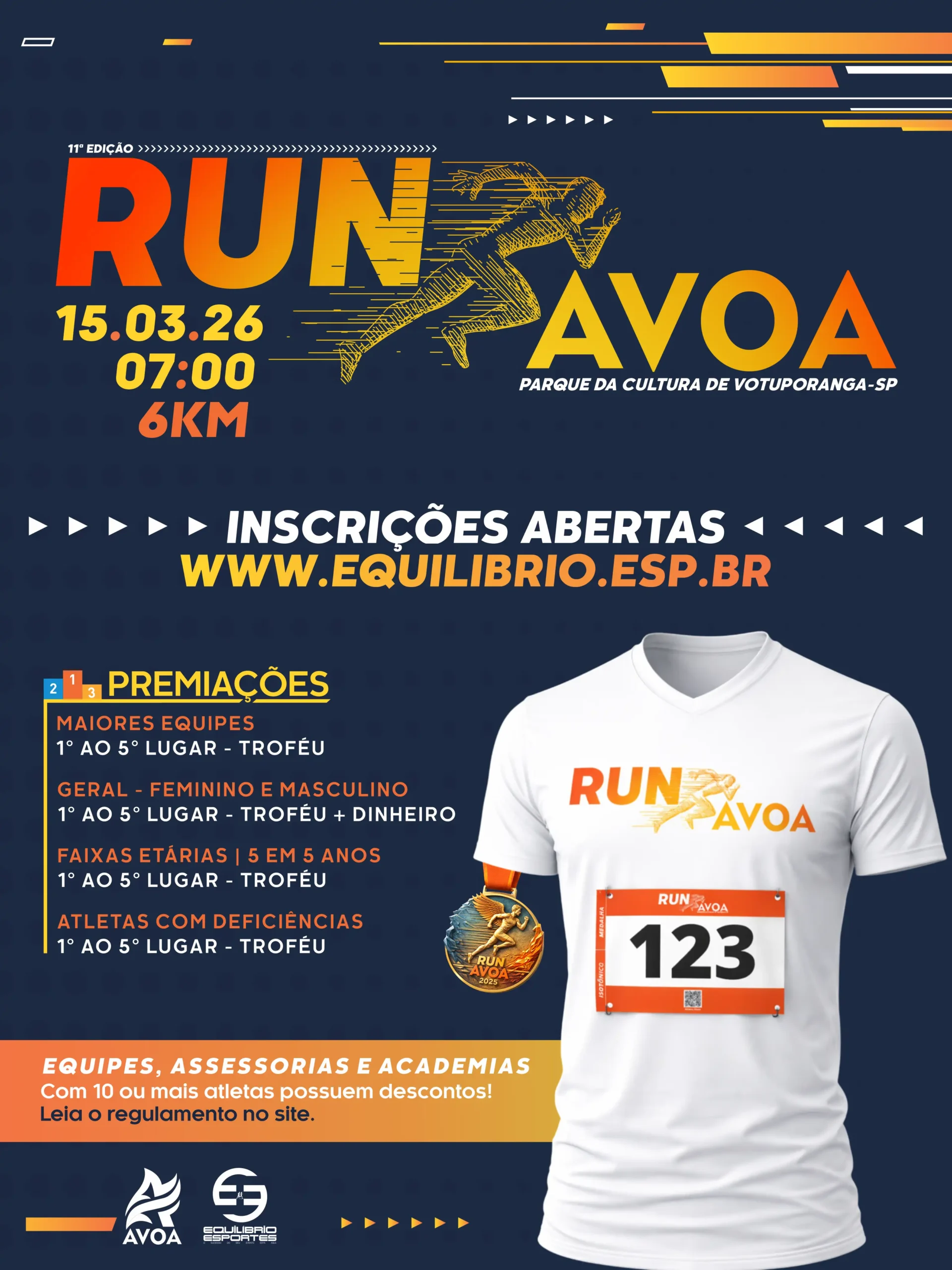 RUN AVOA 2026 - VOTUPORANGA-SP