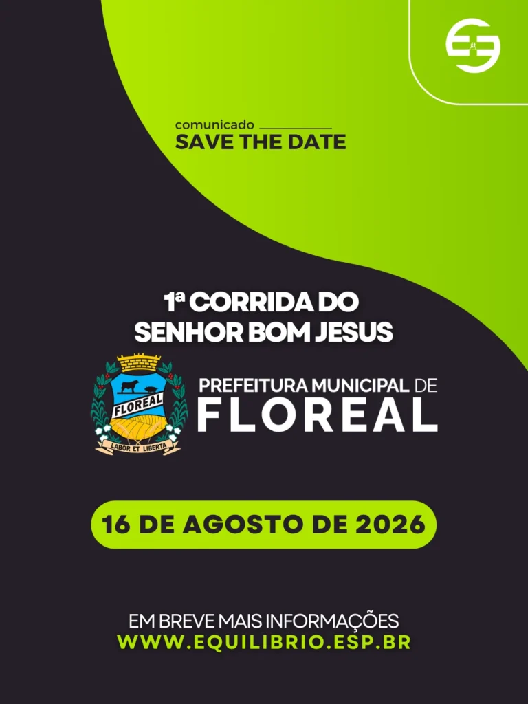 1ª CORRIDA DO SENHOR BOM JESUS - FLOREAL-SP
