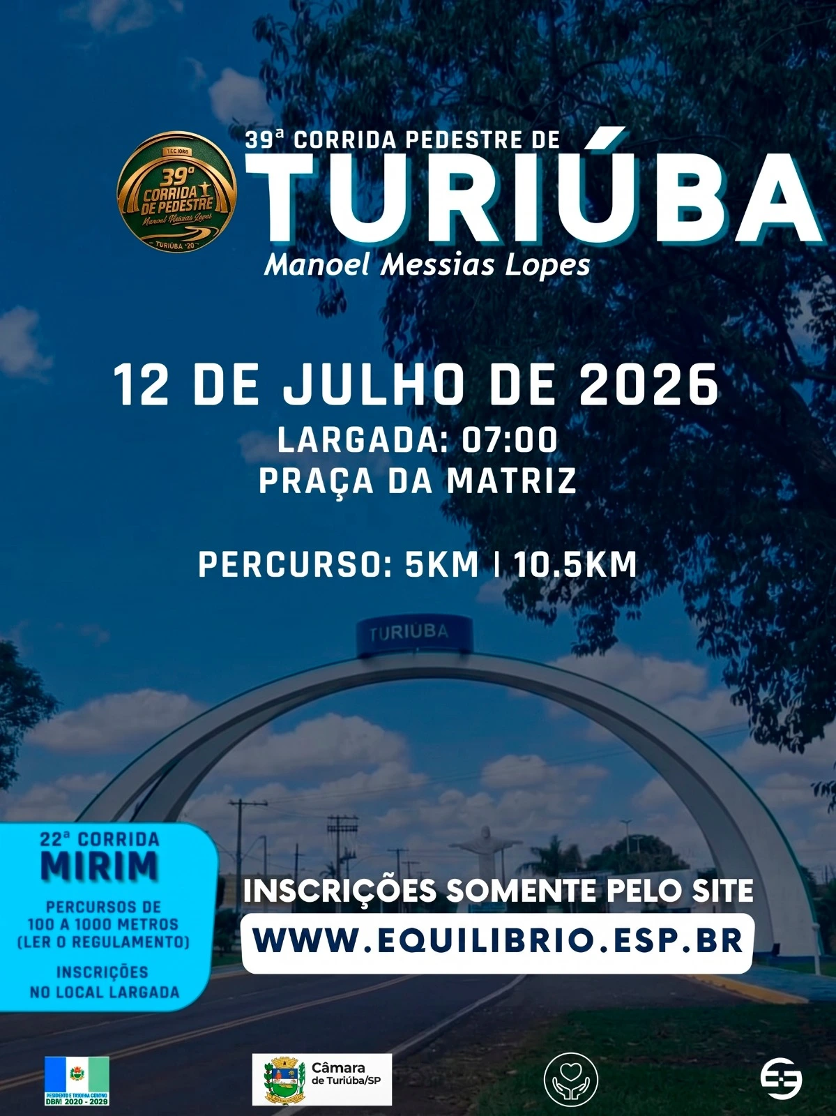 39ª CORRIDA PEDESTRE DE TURIUBA-SP