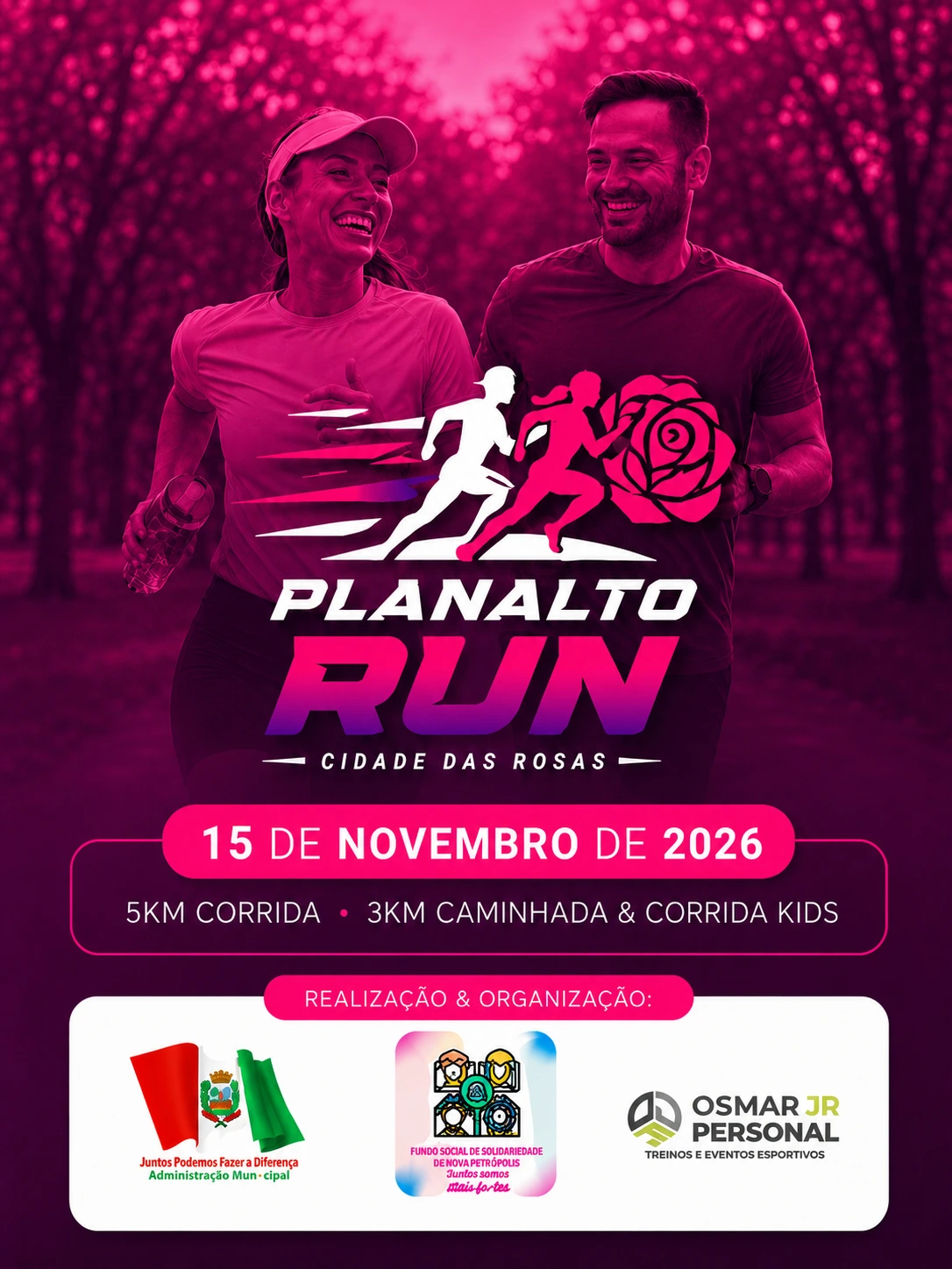 1ª CORRIDA PEDESTRE DA CIDADE DE PLANALTO